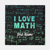 Mathematiklehrer oder Mathematikprofessor und Stud Magnet (Vorne)