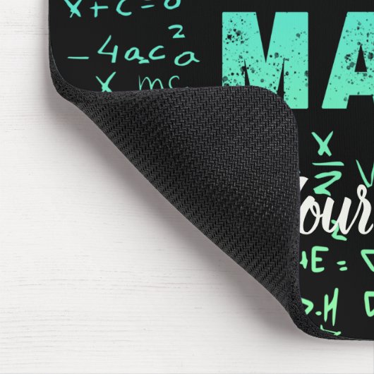 Mathematiklehrer oder Mathematikprofessor und Stud Mousepad (Ecke)