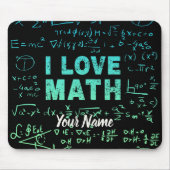 Mathematiklehrer oder Mathematikprofessor und Stud Mousepad (Vorne)