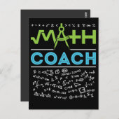 Mathematiklehrer Postkarte (Vorne/Hinten)