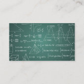 Mathematiklehrer Privatunterricht Visitenkarte (Rückseite)