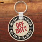 Mathematiklehrer Schlüsselanhänger (Vorderseite)