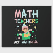Mathematiklehrer sind Mathiker Geschenkpapier (Flach)
