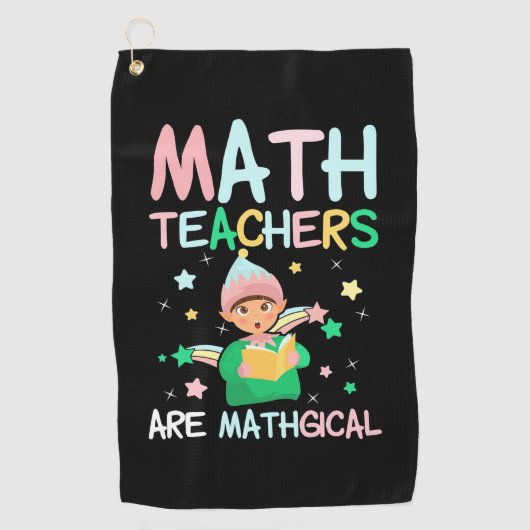 Mathematiklehrer sind Mathiker Golfhandtuch (Vorderseite)