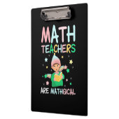 Mathematiklehrer sind Mathiker Klemmbrett (Links)
