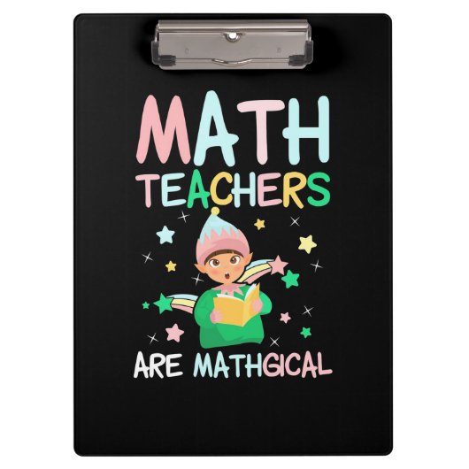 Mathematiklehrer sind Mathiker Klemmbrett (Vorderseite)