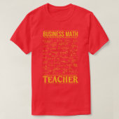Mathematiklehrer T-Shirt (Design vorne)