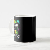Mathematiklehrer träumen Team Aka Mathematik Lehre Kaffeetasse (Vorderseite Links)