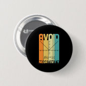 Mathematiklehrer vermeiden Negativität Button (Vorne & Hinten)