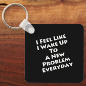 Mathematiklehrer - Weck auf neues Problem Schlüsselanhänger (Vorderseite)