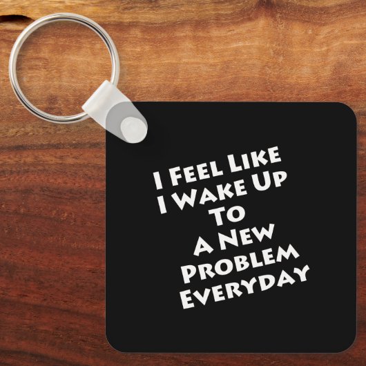 Mathematiklehrer - Weck auf neues Problem Schlüsselanhänger (Vorderseite)