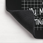 Mathematiklehrer, Zurück zur Schule, ich sehe dich Mousepad (Ecke)