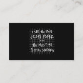 Mathematiklehrer, Zurück zur Schule, ich sehe dich Visitenkarte (Vorderseite)