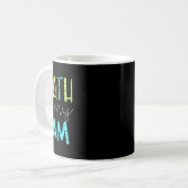 Mathematiklehrer zurück zur Schule Kaffeetasse (Vorderseite Links)