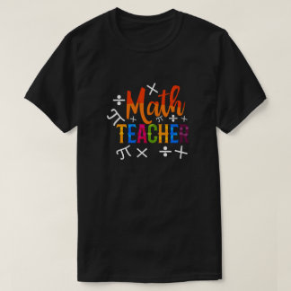 Mathematiklehrer zurück zur Schule T-Shirt