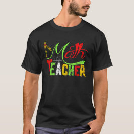 Mathematiklehrer zurück zur Schule T-Shirt