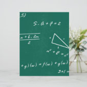 Mathematiklehrerin Algebra Geek (Stehend Vorderseite)