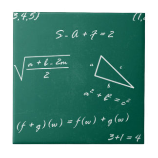 Mathematiklehrerin Algebra Geek Fliese