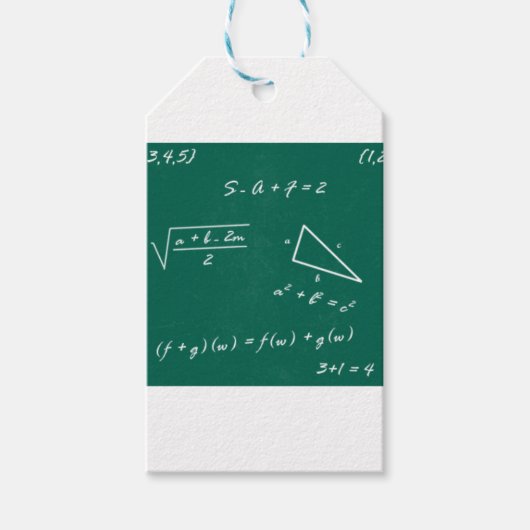 Mathematiklehrerin Algebra Geek Geschenkanhänger (Vorderseite)