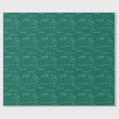 Mathematiklehrerin Algebra Geek Geschenkpapier (Flach)