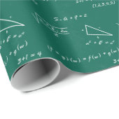 Mathematiklehrerin Algebra Geek Geschenkpapier (Rolleneckpunkt)