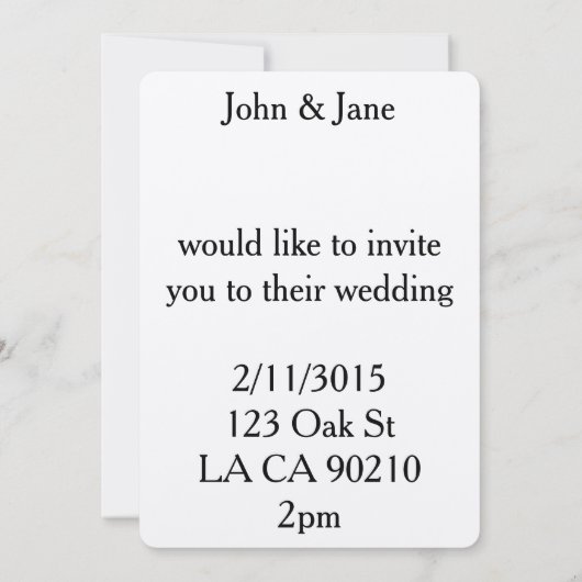 Mathematiklehrerin algebra geek Hochzeitseinladung Einladung (Rückseite)