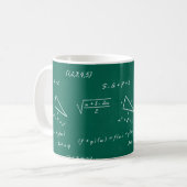 Mathematiklehrerin Algebra Geek Kaffeetasse (Vorderseite Links)