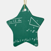 Mathematiklehrerin Algebra Geek Keramikornament (Links)