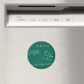 Mathematiklehrerin Algebra Geek Magnet (In Situ (Geschirrspüler))