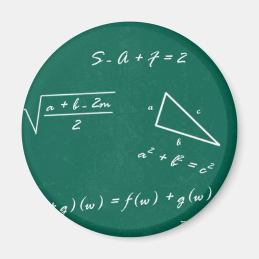 Mathematiklehrerin Algebra Geek Magnet (Vorne)