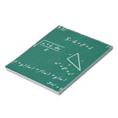 Mathematiklehrerin Algebra Geek Notizblock (Rotiert)