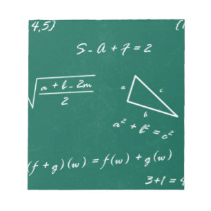 Mathematiklehrerin Algebra Geek Notizblock