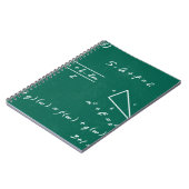 Mathematiklehrerin Algebra Geek Notizblock (Linke Seite)