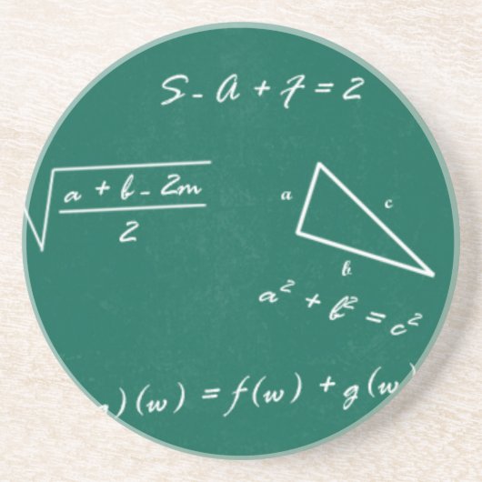 Mathematiklehrerin Algebra Geek Untersetzer (Vorne)