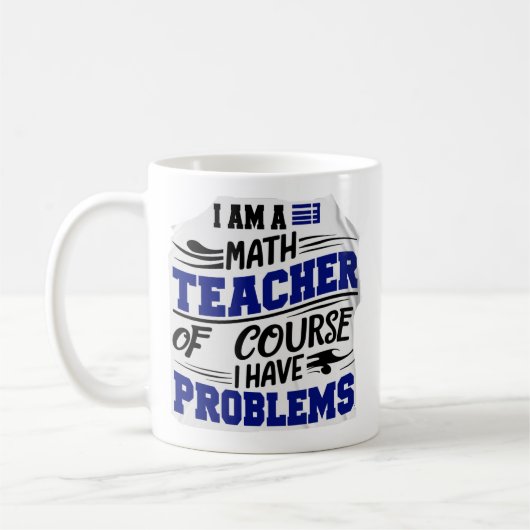 Mathematiklehrerin Jest Kaffeetasse (Links)