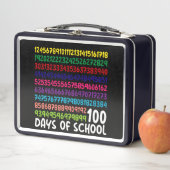 Mathematiknummern 100. Schultag Kinder Metall Brotdose (Beispiel)