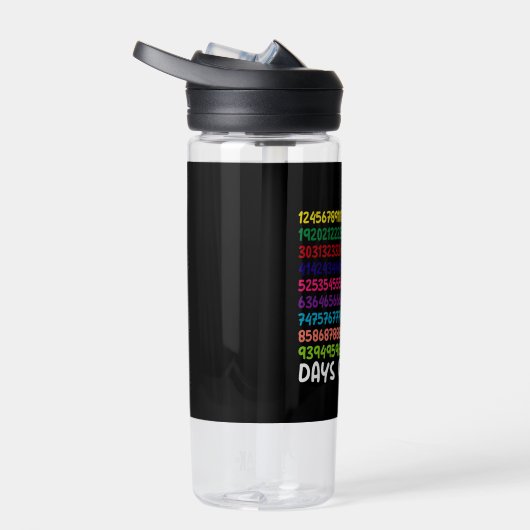 Mathematiknummern 100. Schultag Kinder Trinkflasche (Rechts)