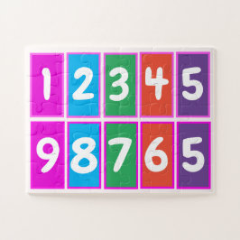 Mathematikpaare im Frühstadium von zehn Puzzle