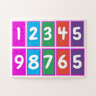 Mathematikpaare im Frühstadium von zehn Puzzle