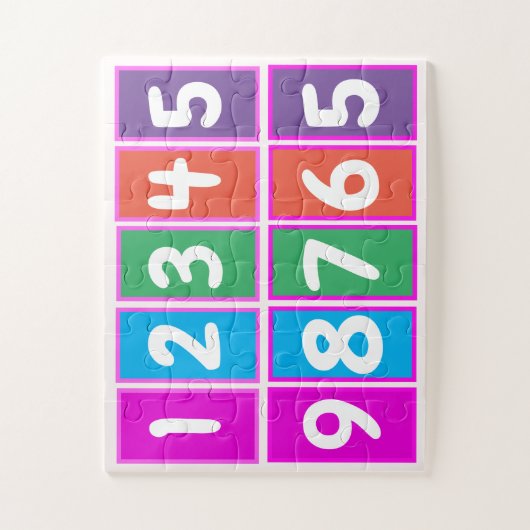 Mathematikpaare im Frühstadium von zehn Puzzle (Vertikal)