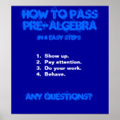 Mathematikplakat Poster (Vorne)