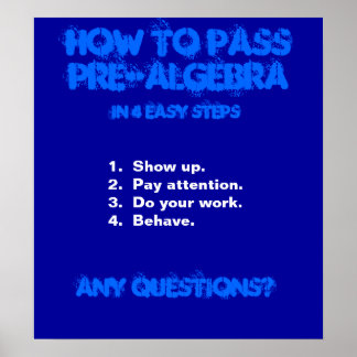 Mathematikplakat Poster