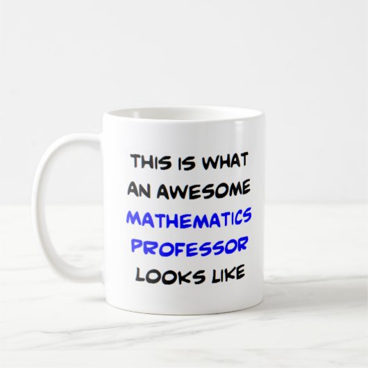 Mathematikprofessor, phantastisch kaffeetasse (Links)