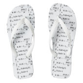 Mathematikrechnung Badesandalen (Fußbett)