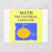 Mathematikregeln Postkarte (Vorderseite)