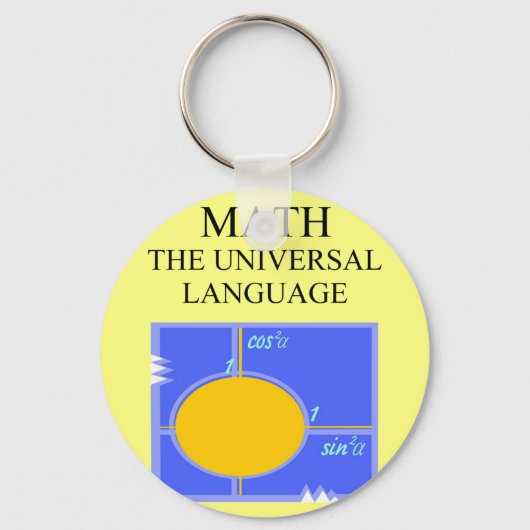 Mathematikregeln Schlüsselanhänger (Vorderseite)