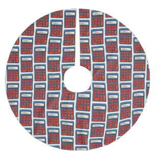 Mathematikschule für Bildung Polyester Weihnachtsbaumdecke