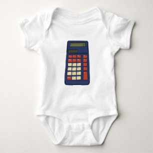 Mathematikschule Nostalgie der 80er Jahre Baby Strampler