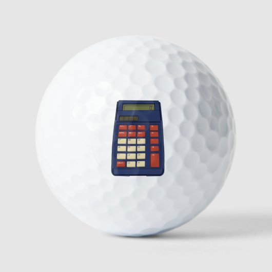 Mathematikschule Nostalgie der 80er Jahre Golfball (Vorderseite)