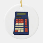 Mathematikschule Nostalgie der 80er Jahre Keramik Ornament (Hinten)